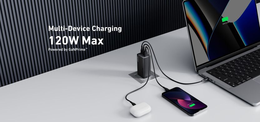 Anker 737 Charger GaNPrime 120W (A2148311) 6837238 фото