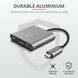 Trust Dalyx 3-in-1 Multiport USB-C Adapter ALUMINIUM (23772) 330268 фото 10