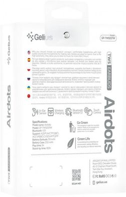 Gelius Pro Airdots GP-TWS-001W White (89893) 320745 фото