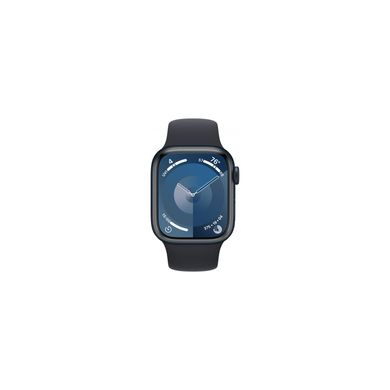 Apple Watch Series 9 GPS 41mm Midnight Aluminum Case w. Midnight Sport Band - S/M (MR8W3) 6913914 фото