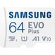 Samsung 64 GB microSDXC Class 10 UHS-I U1 V10 A1 EVO Plus + SD Adapter MB-MC64KA 330277 фото 1