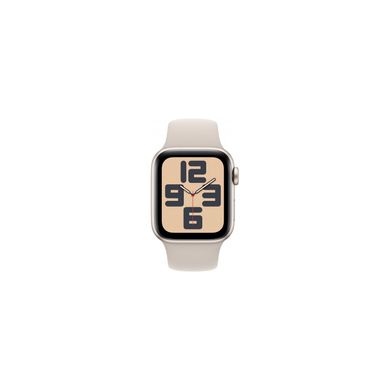 Apple Watch SE 2 GPS 40mm Starlight Aluminium Case with Starlight Sport Band S/M (MR9U3) 330599 фото