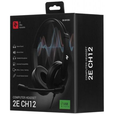 2E CH12 On-Ear Black (2E-CH12SJ) 308380 фото