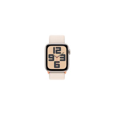 Apple Watch SE 2 GPS 44mm Starlight Aluminium Case with Starlight Sport Loop (MRE63) 329761 фото
