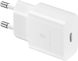Samsung 15W Power Adapter Type-C Cable White (EP-T1510XWEGRU) 6788399 фото 1