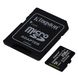 Kingston 256 GB microSDXC Class 10 UHS-I U3 Canvas Select Plus + SD Adapter SDCS2/256GB 323521 фото 2