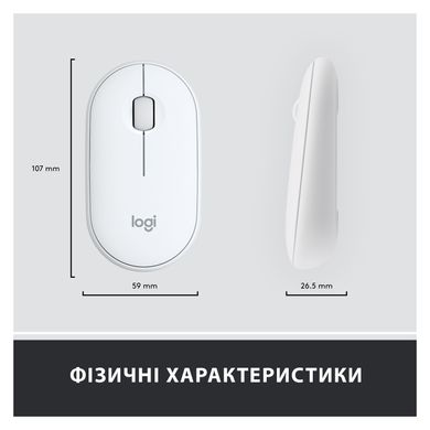 Logitech MK470 Wireless Slim UA Off-White (920-009205) 6836274 фото