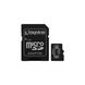 Kingston 32 GB microSDHC Canvas Select Plus UHS-I V10 A1 Class 10 2-pack + SD-adapter (SDCS2/32GB-2P1A) 323527 фото 1