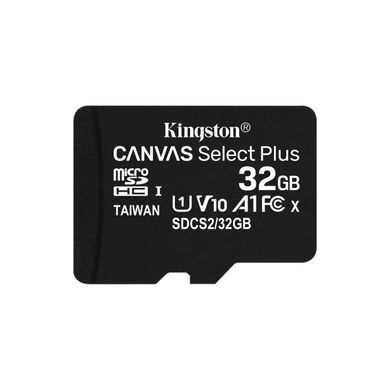 Kingston 32 GB microSDHC Class 10 UHS-I Canvas Select Plus + SD Adapter SDCS2/32GB 323525 фото