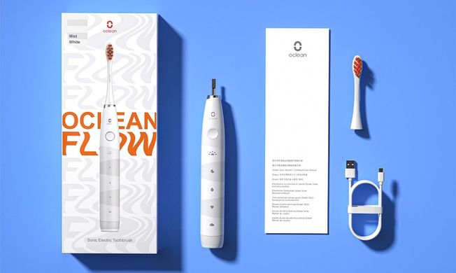 Oclean Flow Sonic Electric Toothbrush White 313291 фото