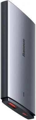 Baseus GaN5 Pro Ultra-Slim Fast Charger C+U 65W Overseas Edition Gray + Type-C to Type-C (CCGP150113) 331050 фото