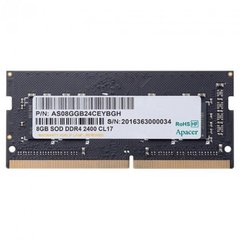 Apacer 8 GB SO-DIMM DDR4 3200 MHz (AS08GGB32CSYBGH) 6867762 фото