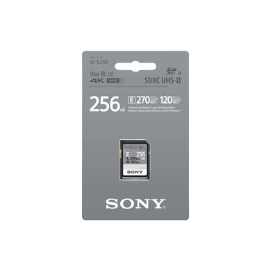 Sony 256 GB SDXC UHS-II U3 V60 SFE256.ET4 323177 фото