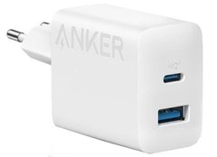 Anker PowerPort 312 20W PD3.0, PIQ3.0, QC3.0 White + Type-C to Type-C (B2348G21) 6924822 фото