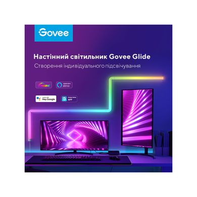 Govee H6062 Glide RGBIC Wall Light 8+4 RGB (B6062302) 330140 фото