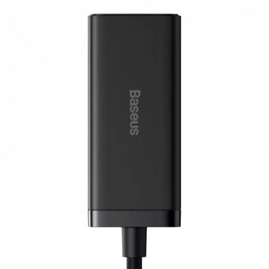 Baseus Wall Charger GaN3 Pro 2xUSB 2xType-C 65W Black with USB-C (CCGP040101) 331056 фото