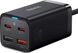 Baseus Wall Charger GaN3 Pro 2xUSB 2xType-C 65W Black with USB-C (CCGP040101) 331056 фото 1