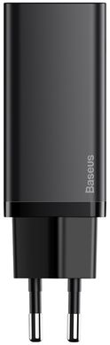 Baseus GaN2 Lite Quick Charger C+U 65W Black (CCGAN2L-B01) 318216 фото