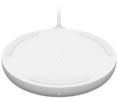 Belkin Pad Wireless Charging Qi, 15W, white (WIA002VFWH) 330192 фото