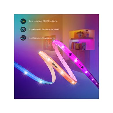 Govee H619C Basic Wi-Fi + Bluetooth LED Strip Light with Protective Coating RGBIC 10м (H619C3D1) 330138 фото