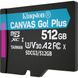 Kingston 512 GB microSDXC class 10 UHS-I U3 Canvas Go! Plus SDCG3/512GBSP 323530 фото 3