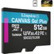 Kingston 512 GB microSDXC class 10 UHS-I U3 Canvas Go! Plus SDCG3/512GBSP 323530 фото 2