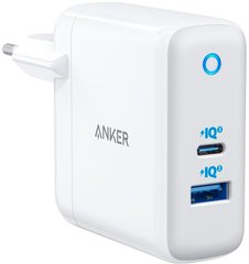 Anker PowerPort+ Atom III 45W USB-C+15W USB-A White (A2322G21) 6595855 фото