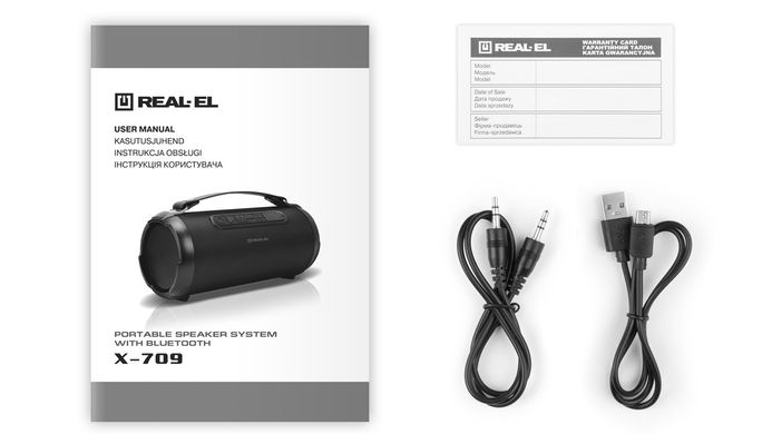 REAL-EL X-709 Black (EL121600010) 311216 фото