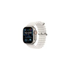 Apple Watch Ultra 2 GPS + Cellular 49mm Titanium Case with White Ocean Band (MREJ3) 329752 фото
