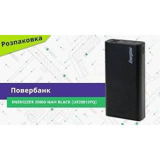 Energizer UE20012 20000 mAh Li-Pol Type-C Black 312781 фото