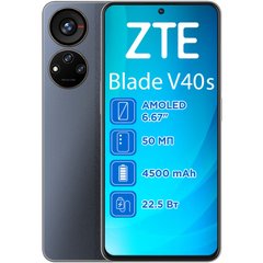 ZTE V40S 6/128GB Black 318310 фото