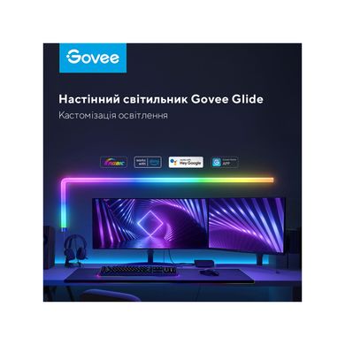 Govee H6062 Glide RGBIC Wall Light 6+1 RGB (B6062301) 330147 фото