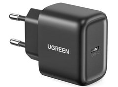 UGREEN CD250 25W Type-C PD Wall Charger Black + USB Type-C 6888890 фото