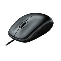 Logitech B100 Optical Mouse Black (910-003357) 6449350 фото