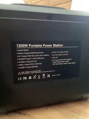 Choetech Portable Power Station 1200W (BS005) 3718170 фото