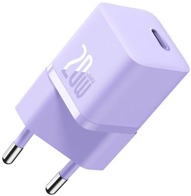 Baseus GaN5 Fast Charger (mini) 1C 20W Purple (CCGN050105) 321685 фото