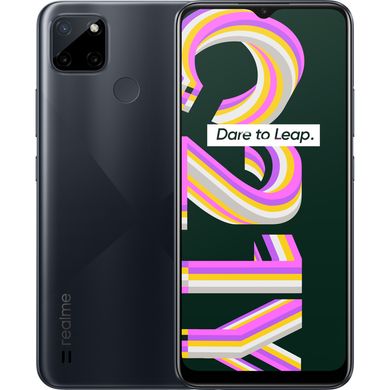 Realme C21Y 4/64GB NFC 2022 Cross Black (no NFC) 6770395 фото