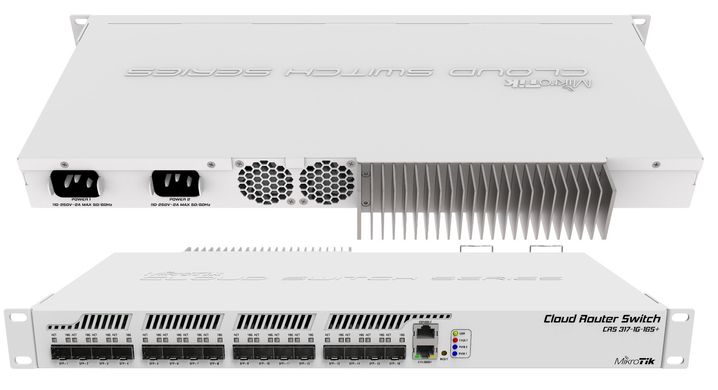 Mikrotik Cloud Router Switch (CRS317-1G-16S+RM) 305699 фото