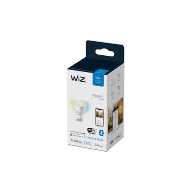 WiZ LED Smart GU10 4.7W 400Lm 2700-6500K Wi-Fi (929002448302) 327753 фото
