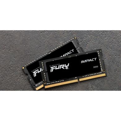 Kingston FURY 32 GB (2x16GB) SO-DIMM DDR4 3200 MHz Impact (KF432S20IBK2/32) 323593 фото