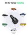 UGREEN CD239 69W 2xUSB Type-C PD + USB-A Fast Car Charger Black (20467) 325092 фото 4