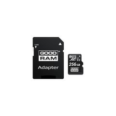 GOODRAM 256 GB microSDXC class 10 UHS-I + SD Adapter M1AA-2560R12 326225 фото