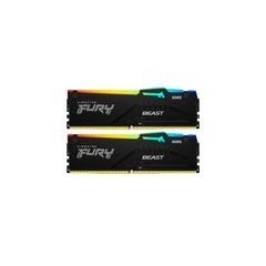 Kingston FURY 64 GB (2x32GB) DDR5 6000 MHz Beast RGB (KF560C40BBAK2-64) 330772 фото