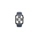 Apple Watch SE 2 GPS 44mm Silver Aluminium Case with Storm Blue Sport Band M/L (MREE3) 6915023 фото 2