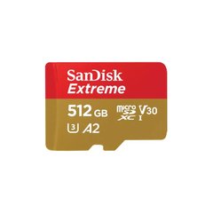 SanDisk 512 GB microSDXC UHS-I U3 V30 A2 Extreme (SDSQXAV-512G-GN6MN) 323246 фото