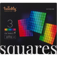 Twinkly Smart LED Squares 3х64 RGB розширення до TWQ064STW-07-BEU (TWQ064STW-03-BAD) 327799 фото