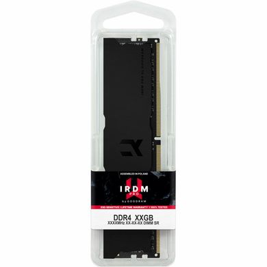 GOODRAM 16 GB (2x8GB) DDR4 3600 MHz Iridium Pro Deep Black (IRP-K3600D4V64L18S/16GDC) 327166 фото