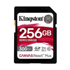 Kingston 256 GB SDXC Class 10 UHS-II U3 Canvas React Plus (SDR2/256GB) 323512 фото