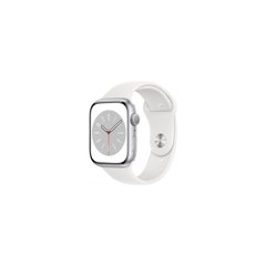 Apple Watch Series 8 GPS 45mm Silver Aluminum Case with White S. Band - M/L (MP6N3, MP6Q3) 6821840 фото