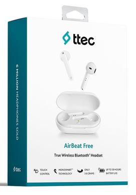 TTEC AirBeat Free White (2KM133B) 308357 фото